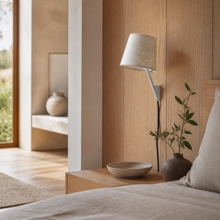 Novira Emphasis on Adjustable Shade Bedside Use