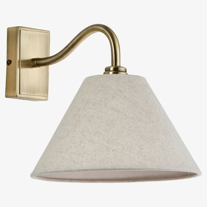 Lumweve Wall Light - Pleated Look Shade Refined Sconce for Corridor and Study