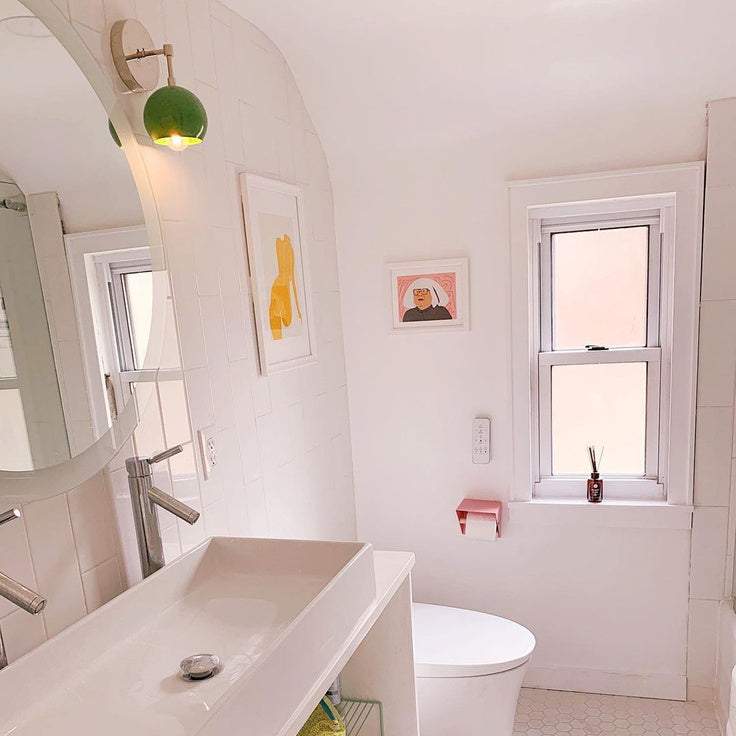 Vintage Inspired Spring Green Globe Wall Sconce