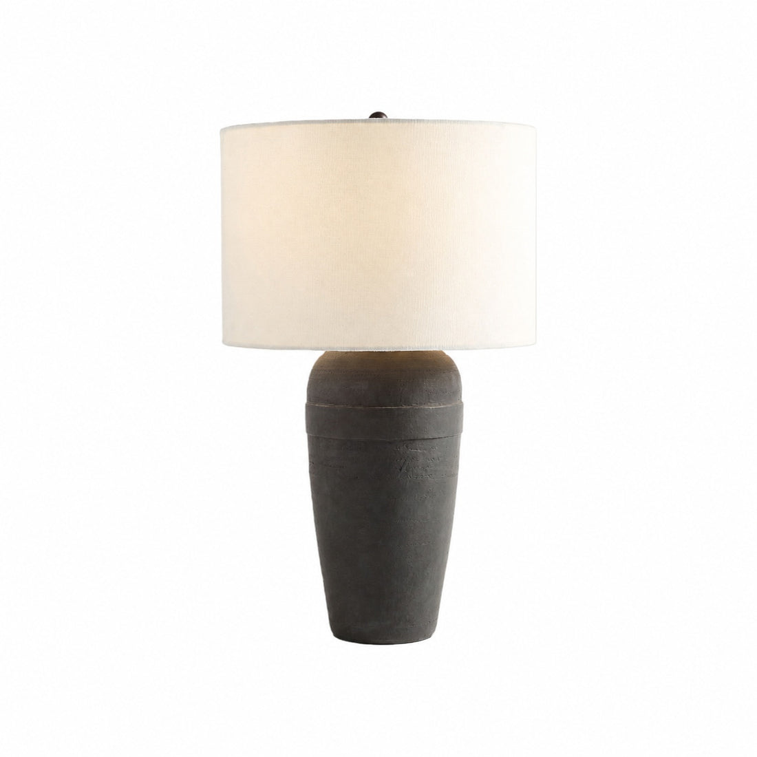 Ceruna Table Lamp with Textured Ceramic Base and Soft Glow for Bedroom Nightstand