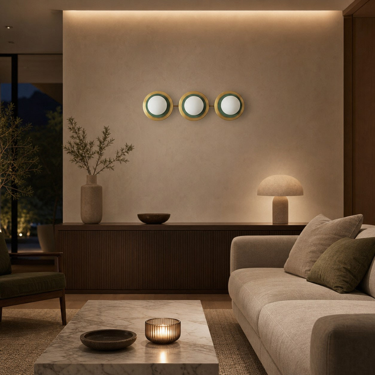 Artivo Layered Modern Brass Ceiling Light - Stylish Home Decor