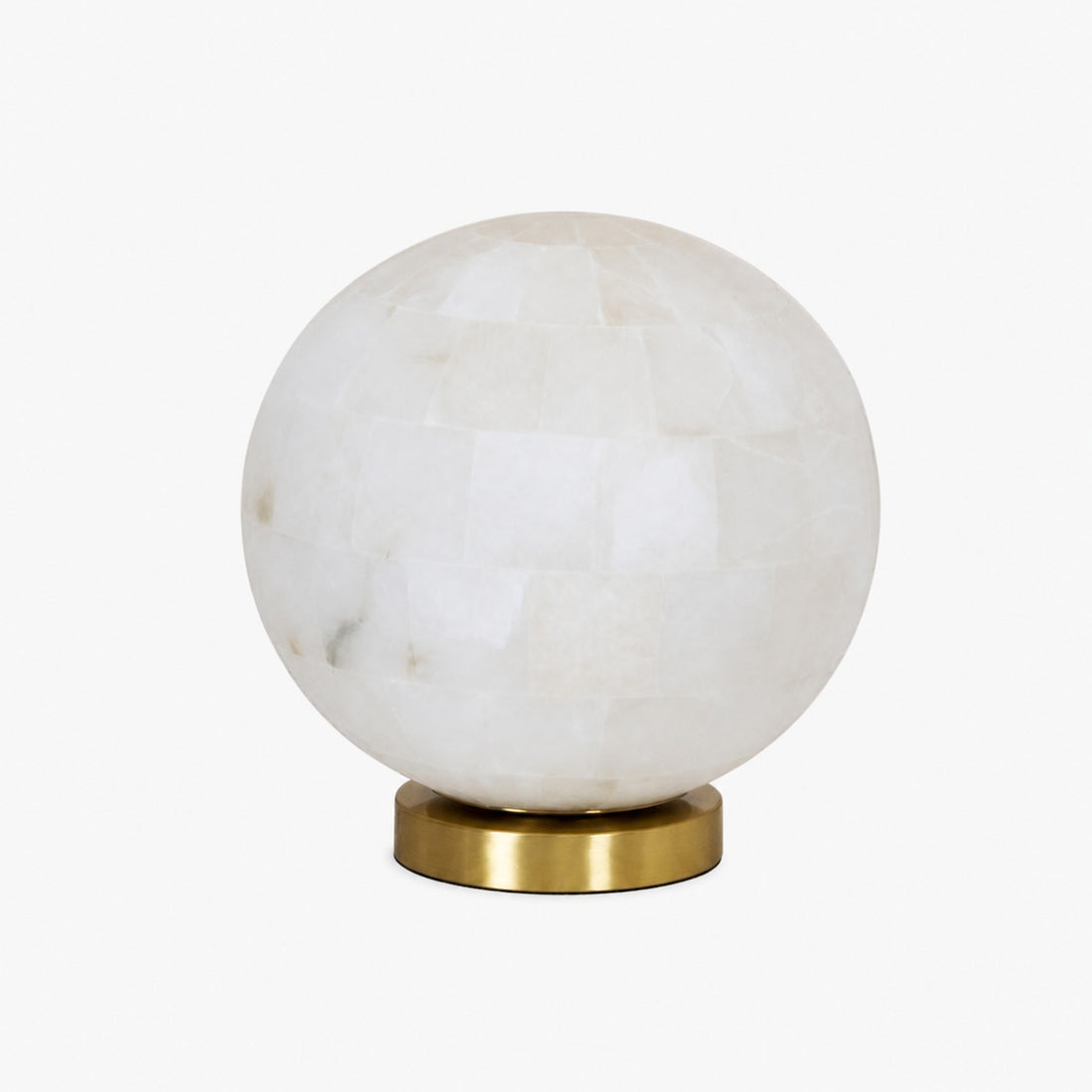 Alabaster Ball Table Lamp