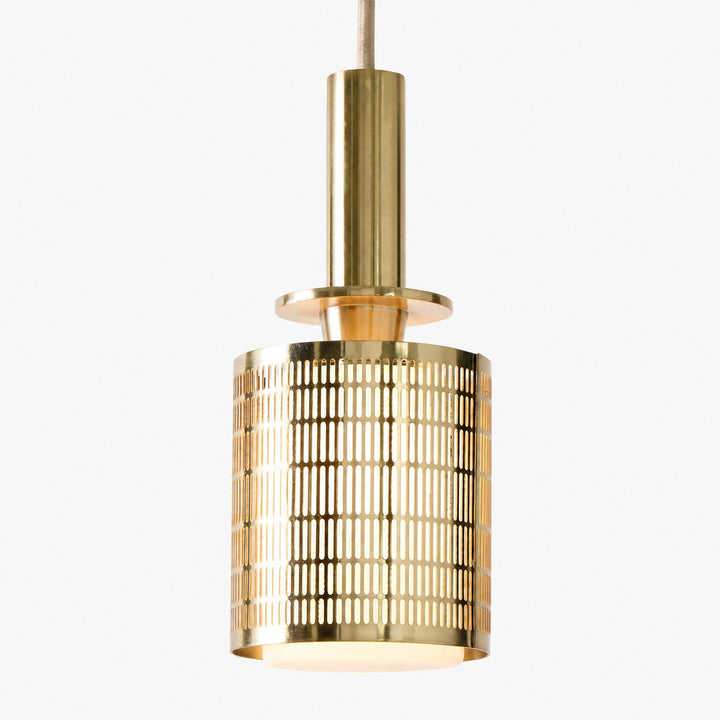Galvia Champagne Bronze Metal Pendant - Adjustable and UL Compliant