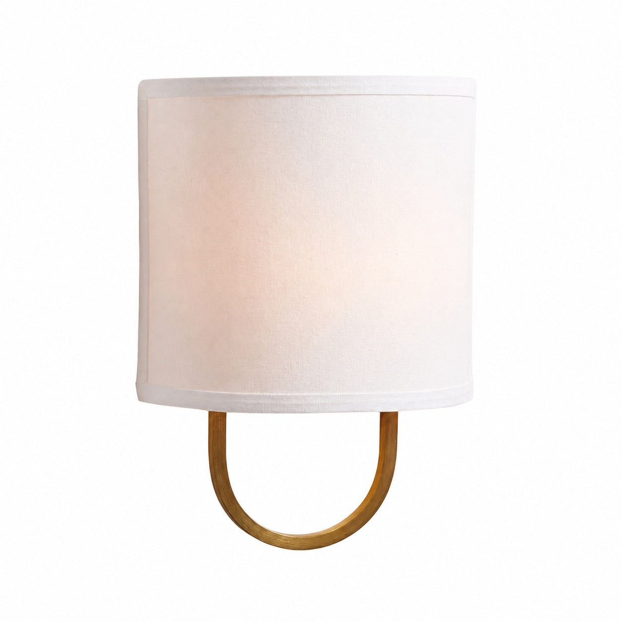 Nolvara Elegant Wall Light Featuring Soft Shade and Metal Arm