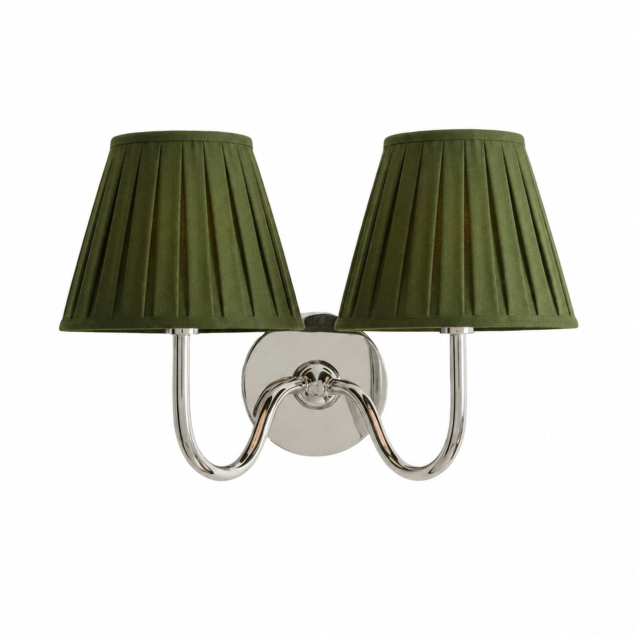Luvora Vintage Pleated Shade Wall Lamp - Modern Brass Linen Wall Lighting