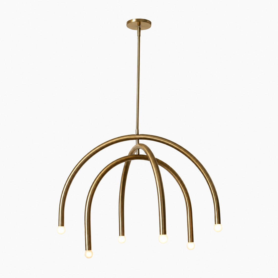 Borvia Arc Chandelier - Simple Modern Rotatable Lamp Arm