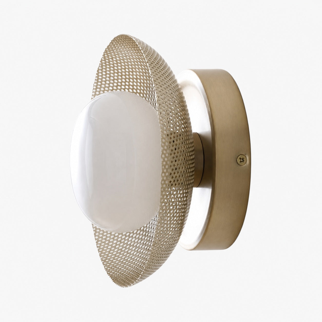 Elorina Sconce Wall Light - Textured Metal or Glass Shade