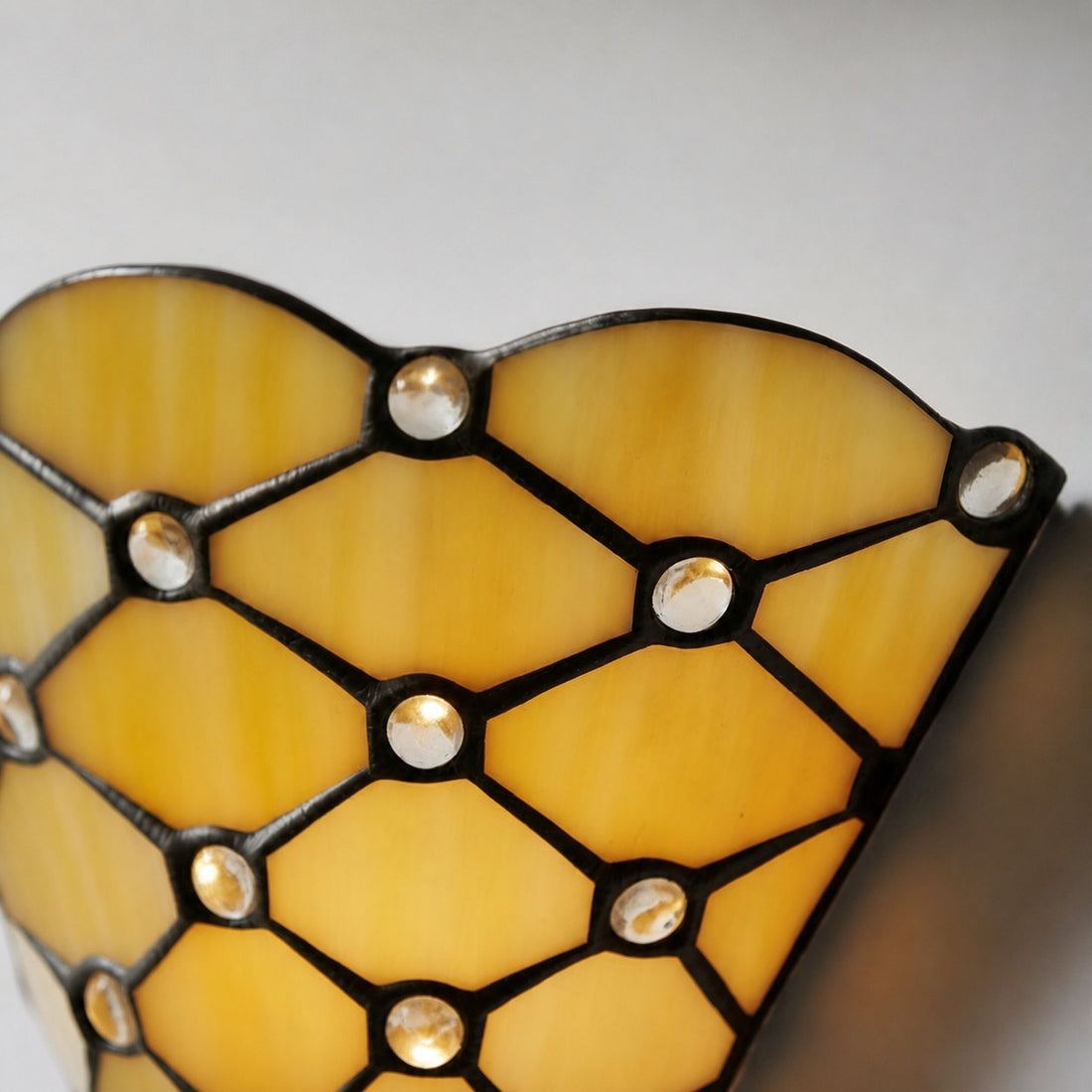 TF Pearl Elegant Glass Wall Light – Wall Sconce for Lounge Bedroom or Hallway