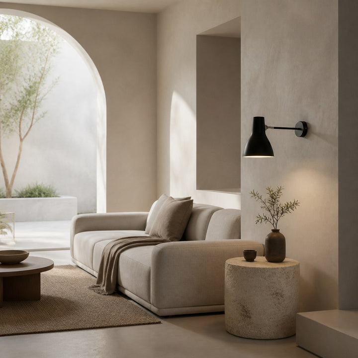 Modryx Adjustable Wall Light – Modern Minimalist Aluminium Lamp for Living Spaces