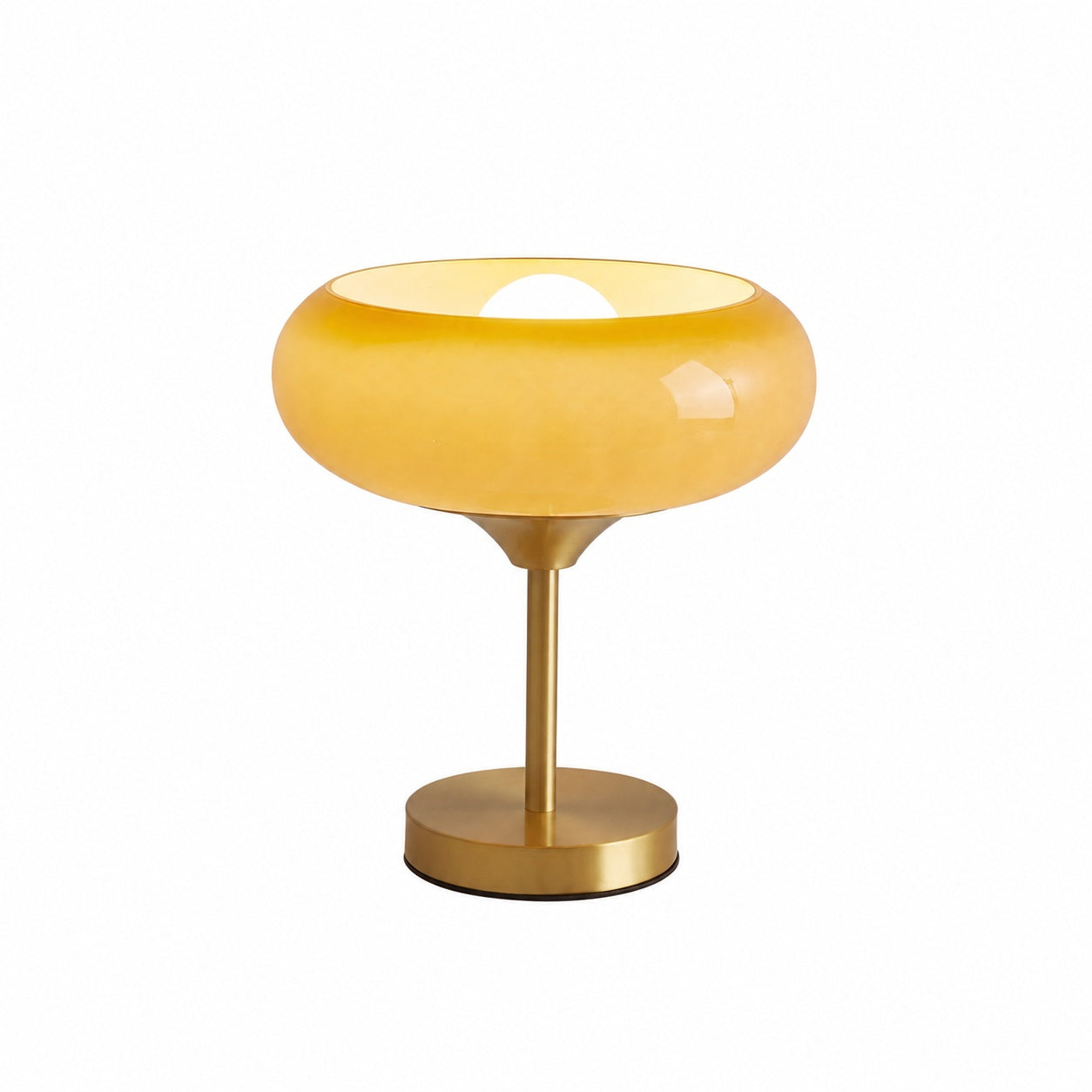Egg Tart Glass Table Lamp