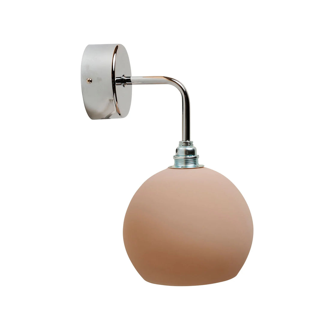 Modern Blown Glass Wall Sconce - Frosted Milk Glass Wall Lamp