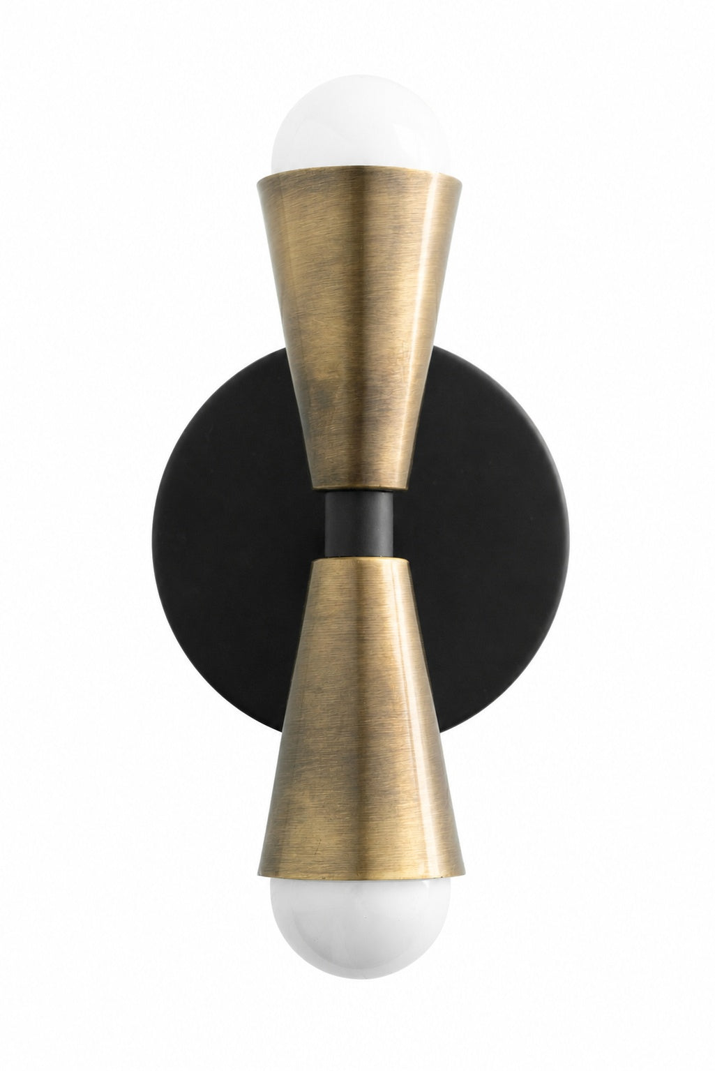 Pyralis Cone Linear Statement Wall Sconce - Modern Two Light Fixture