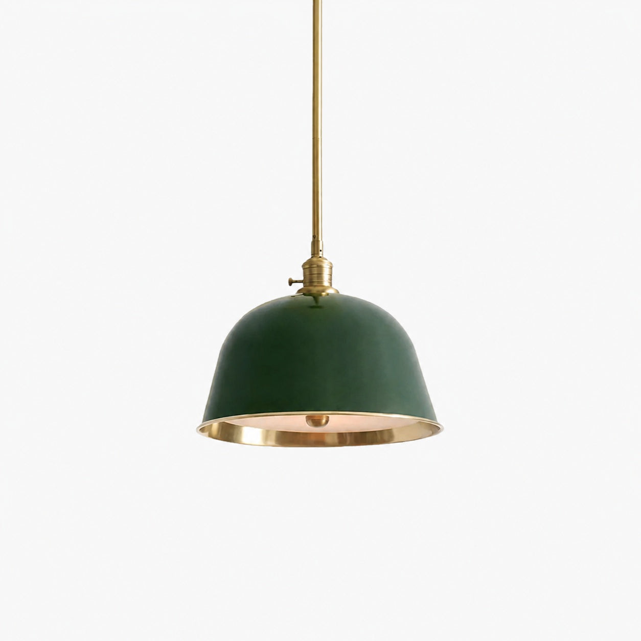 Forvara Classic Bell Pendant Light Industrial Pole Pendant Fixture for Dining Room
