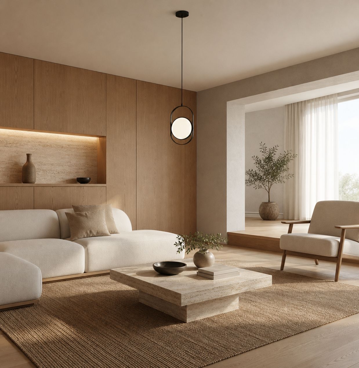 Kuvia Elegant Pendant Lamp – Refined Glass Pendant Light for Kitchen and Lounge Areas N67
