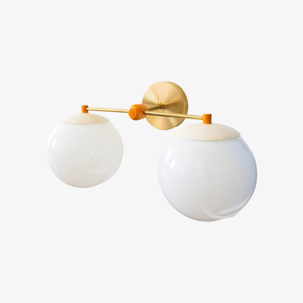 Two Lights Colorful Sconce - Bubble Pop Vanity Bathroom Sconces