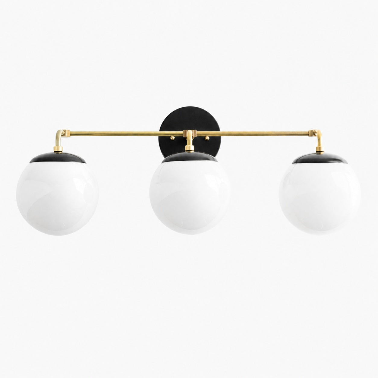 Glorica Glass Wall Sconce - Modern Vintage Vanity Light Fixture