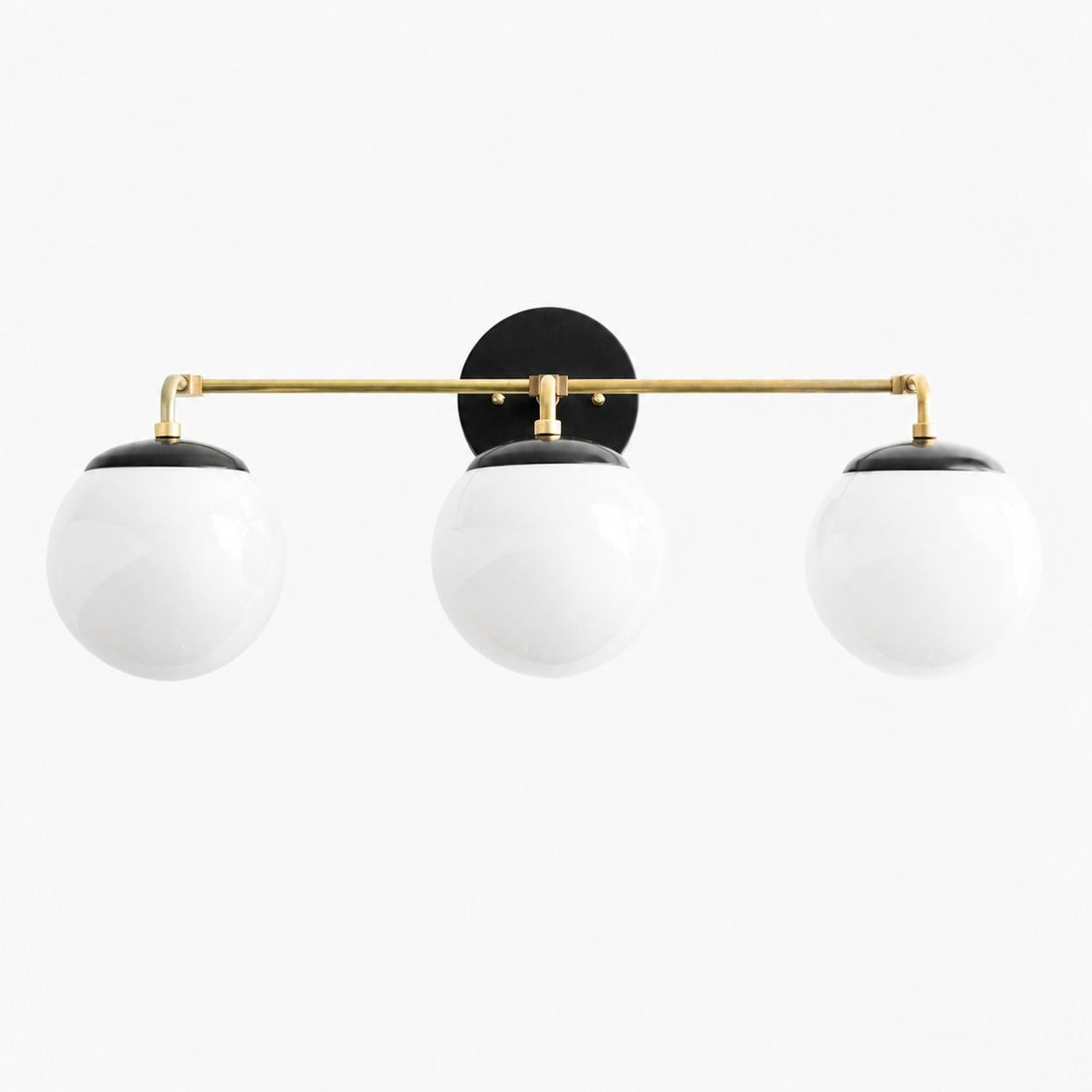 Glorica Glass Wall Sconce - Modern Vintage Vanity Light Fixture