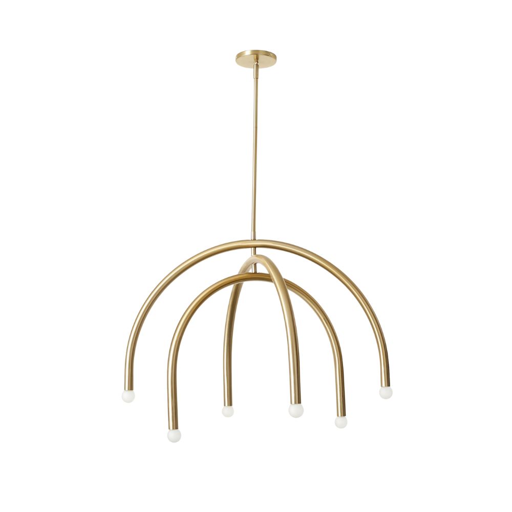 Borvia Arc Chandelier - Simple Modern Rotatable Lamp Arm