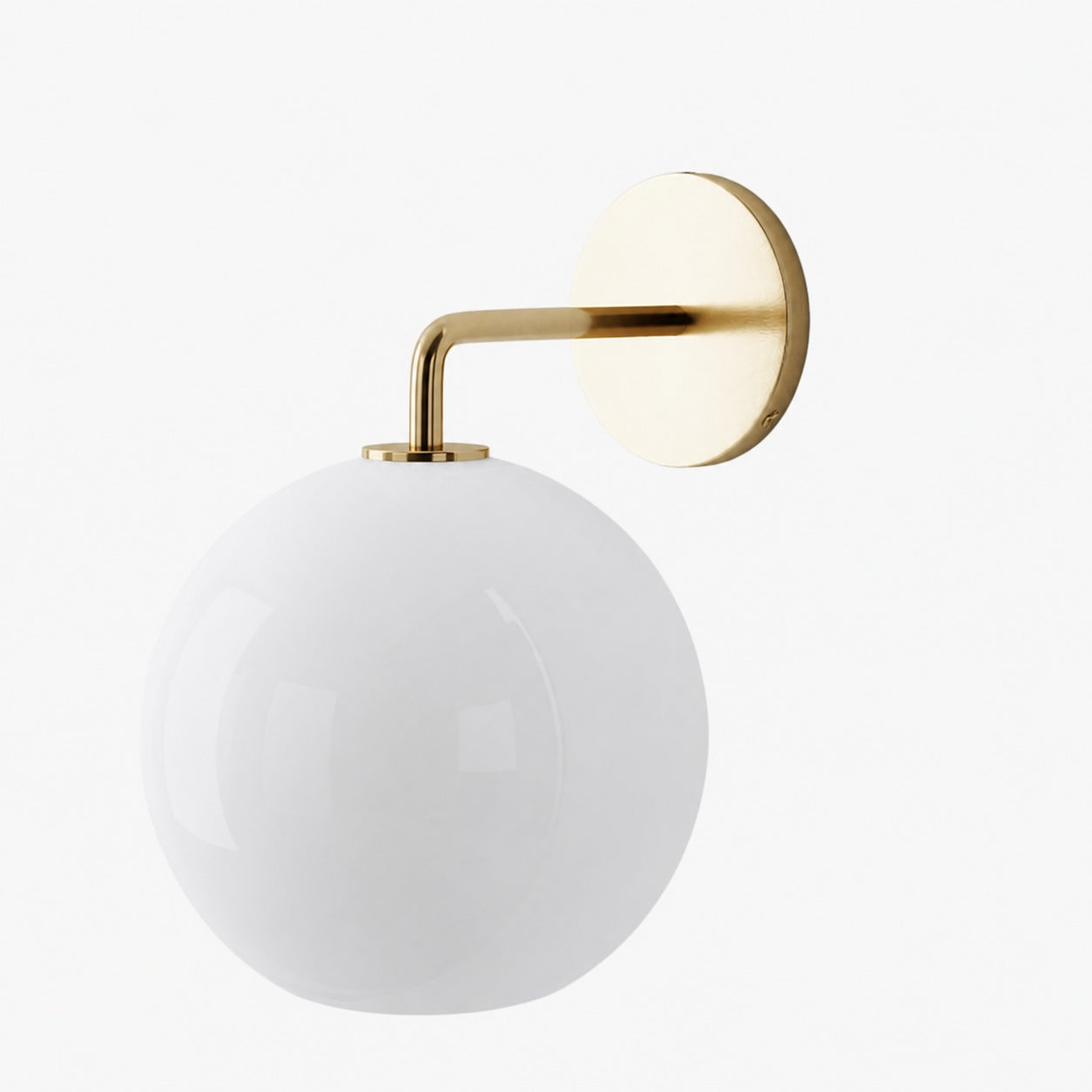 Selvion Artistic Globe Sconce Light - Handcrafted Glass Sculptural Wall Fixture