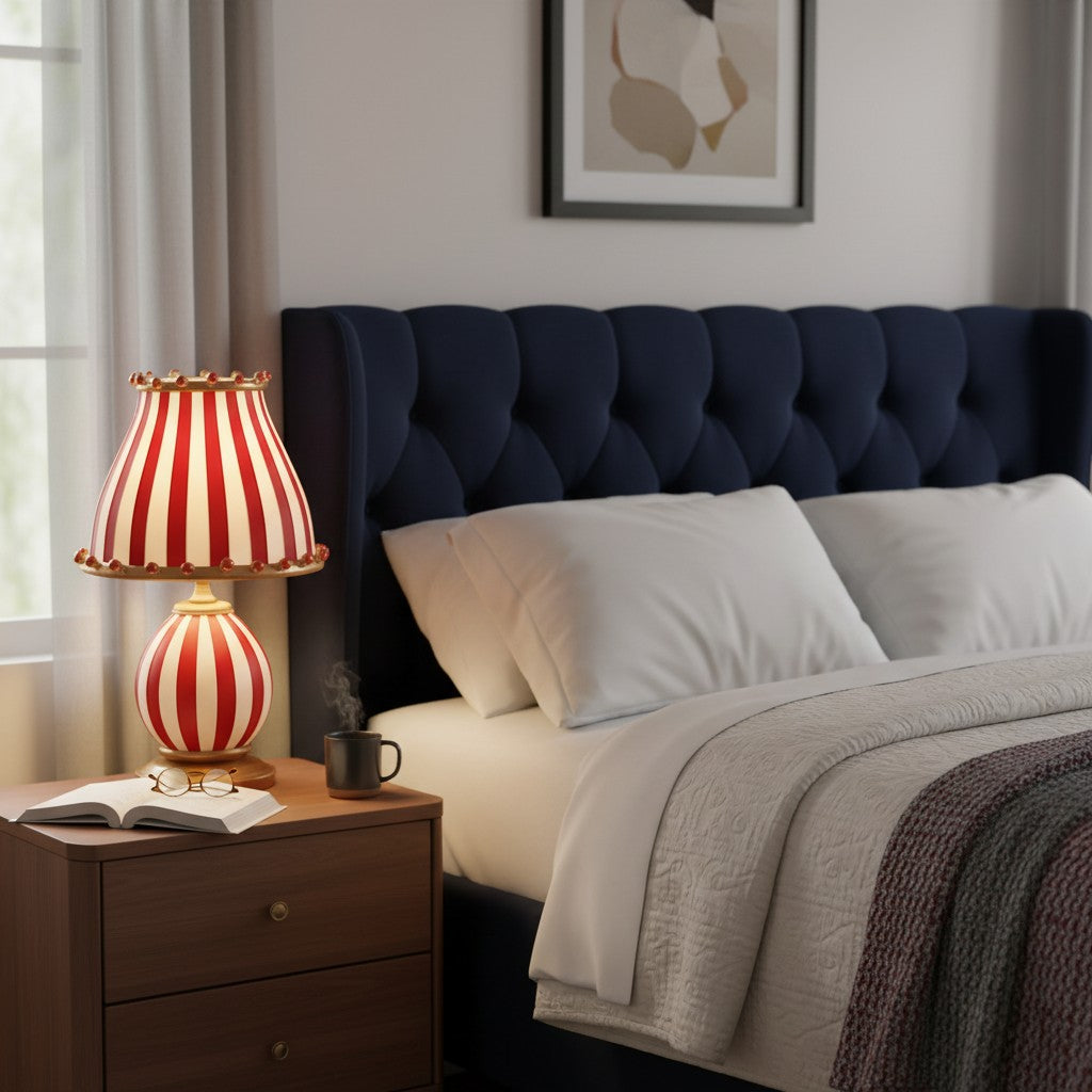 Festilo Playful Sculptural Table Lamp with Dome Shade - Modern Accent Design for Living Room