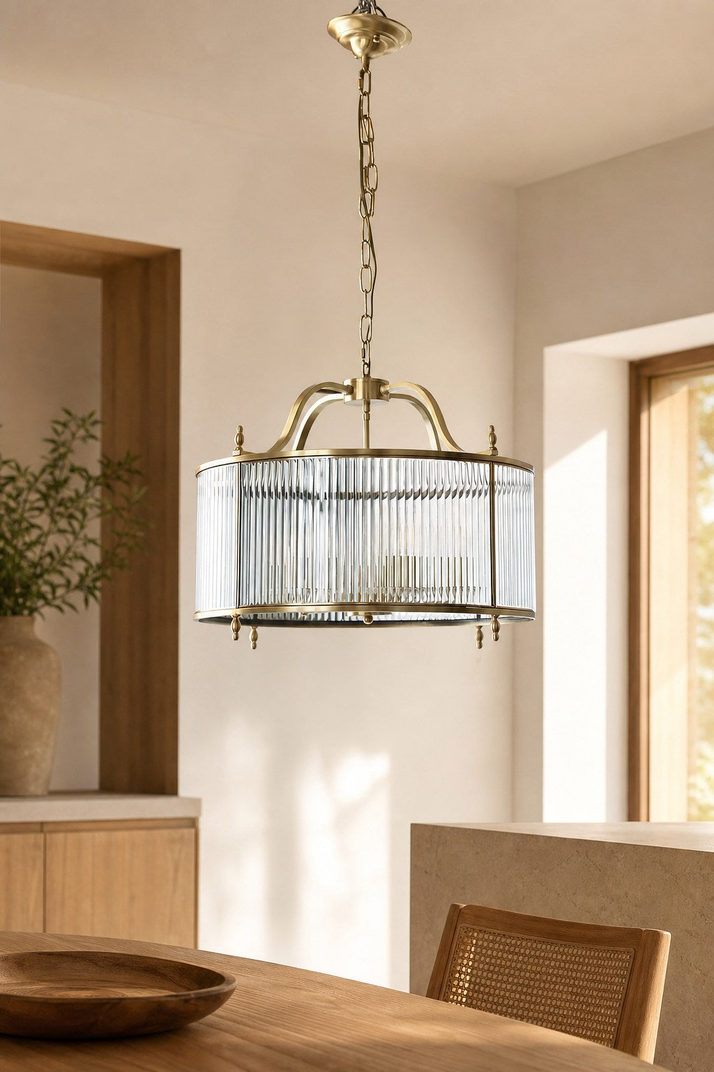 Lambeth Glass Chandelier