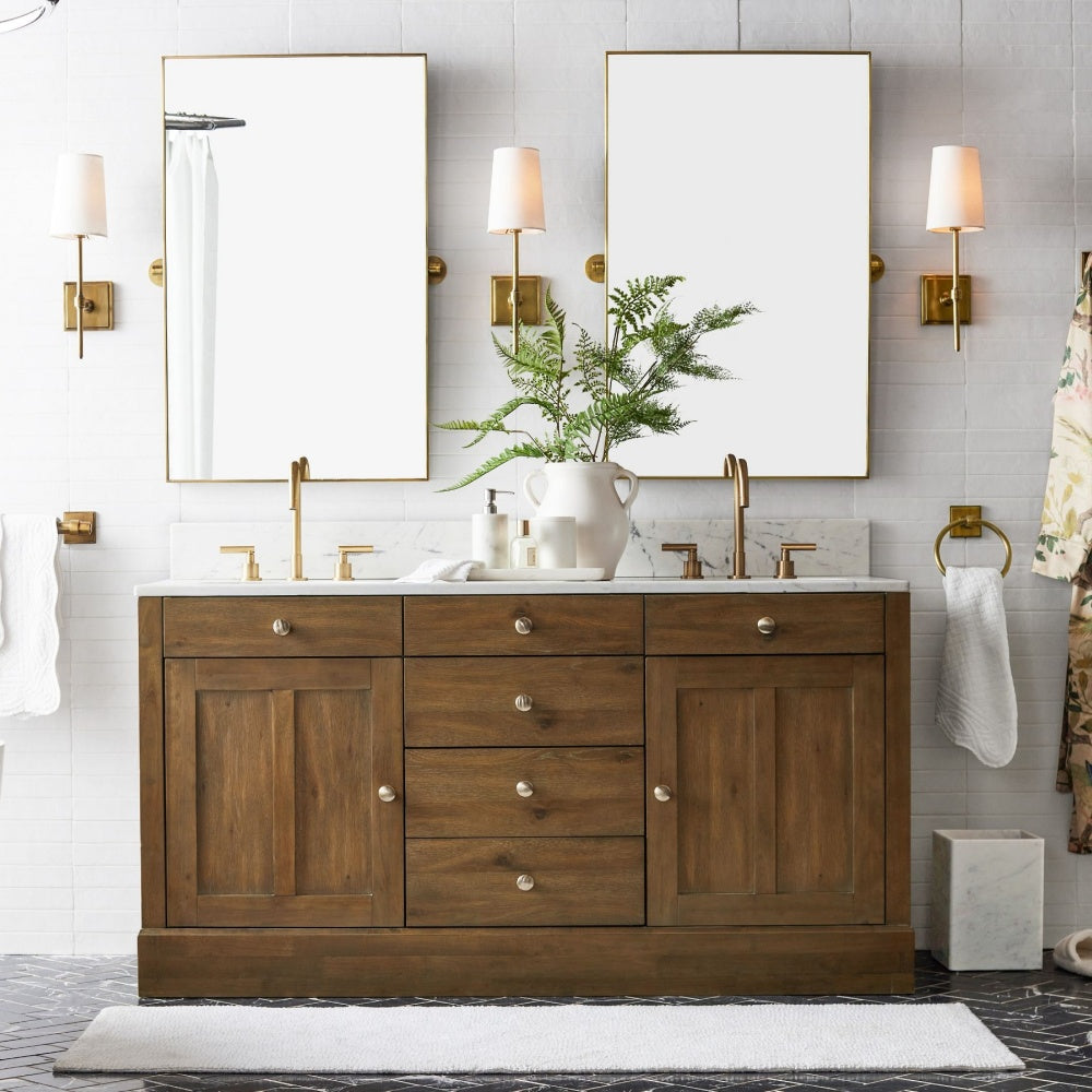 Derlina White Linen Shades Wall Lamp – Retro Metal Multi-Head Lighting Fixture