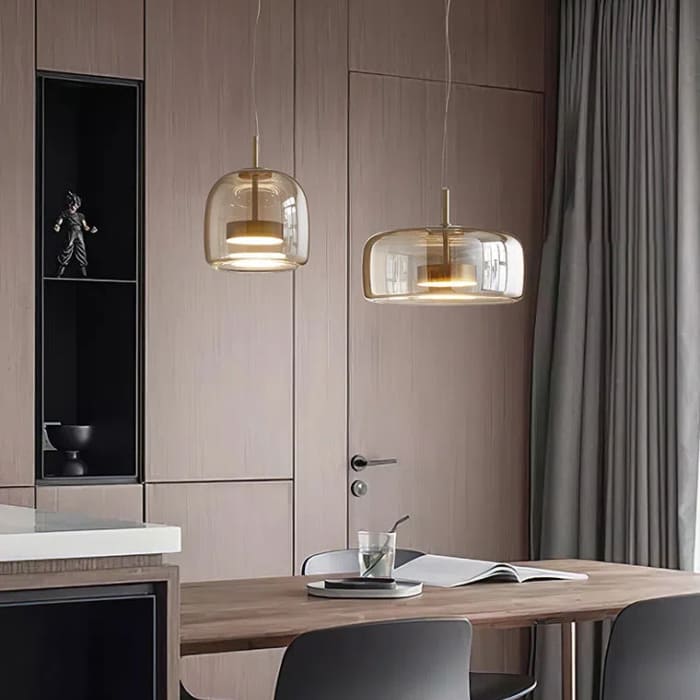 Jube SP Pendant Light - Metro Sphere Glass Jar Suspension Lamp