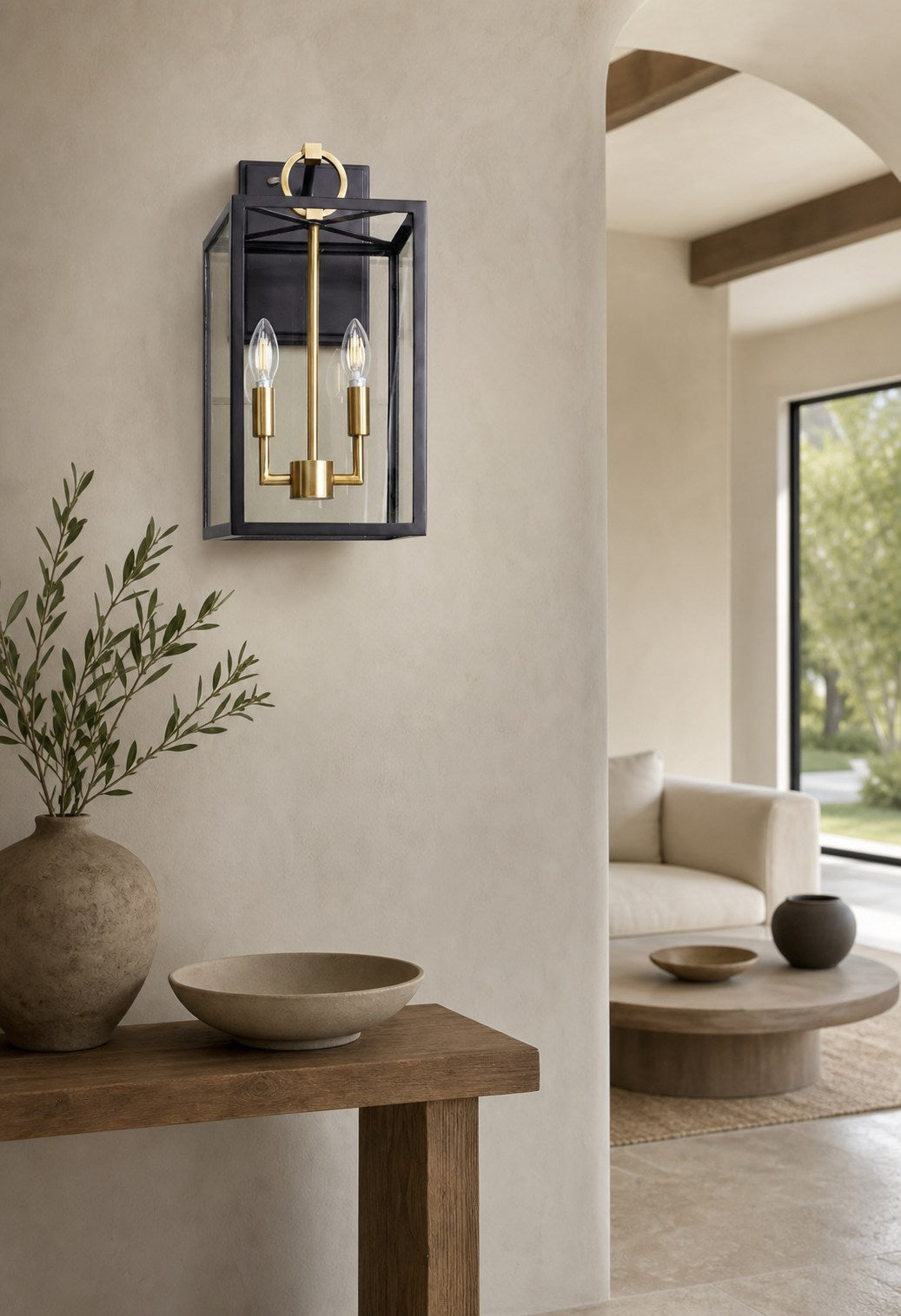 Ferrix Industrial Iron Outdoor Wall Lamp - Lighting Stylish Exterior Glass Lighting