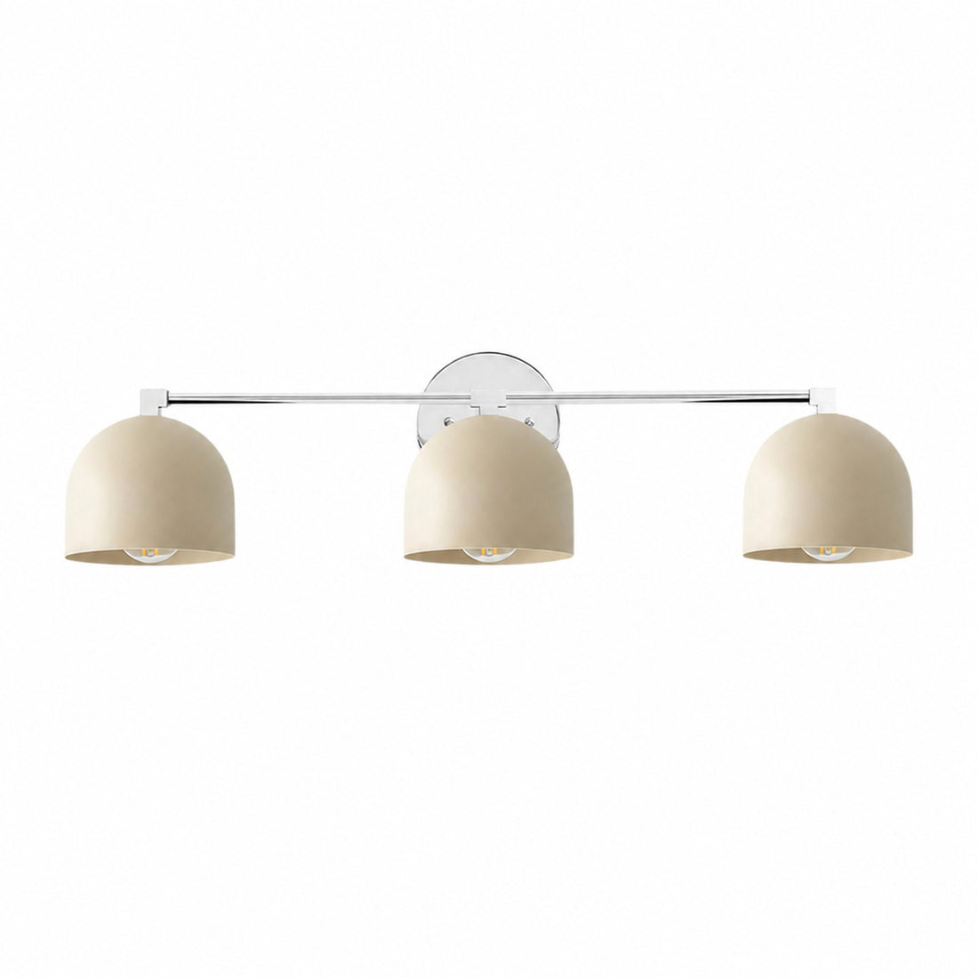 Metio Dome Mid-Century Deep Ball Vanity Lamp - Brass Wall Sconce
