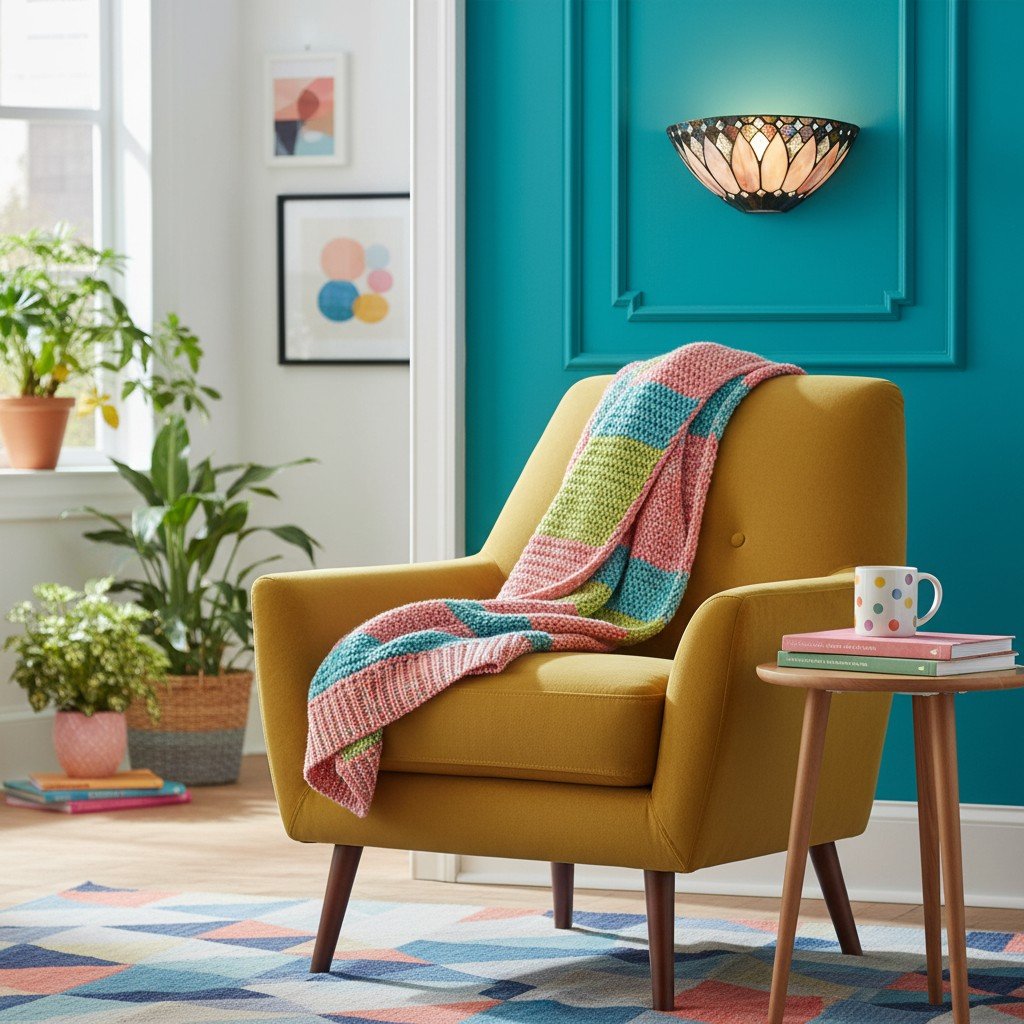 TF Brooklyn Elegant Wall Light - Art Deco Glass Wall Sconce for Living Room or Hallway