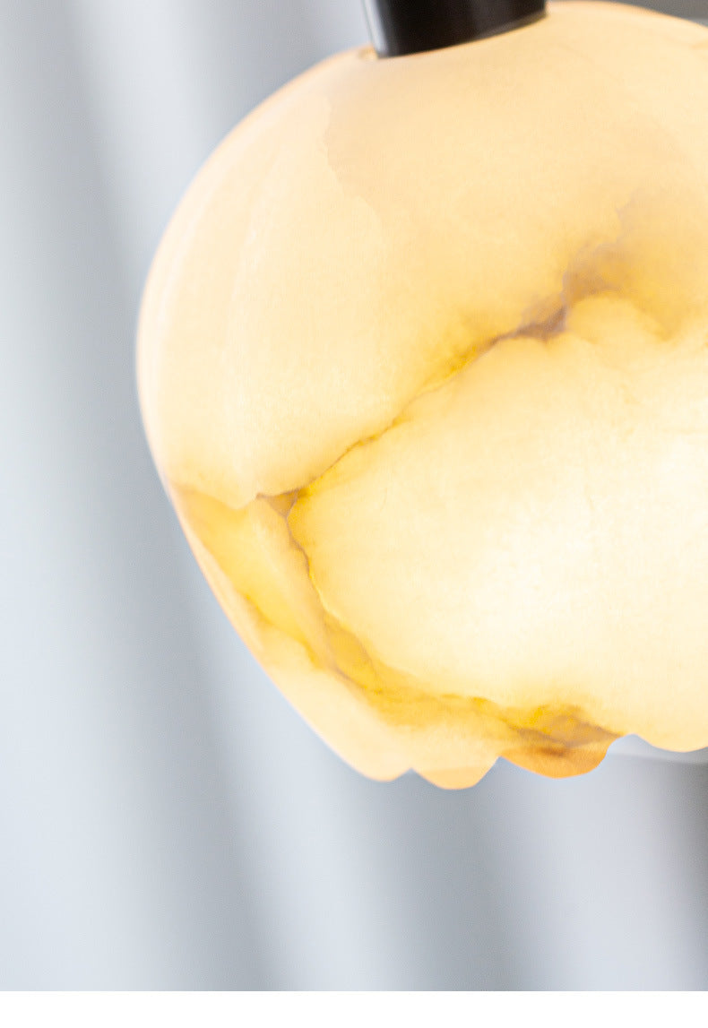 Modern Minimalist Alabaster Pendant Light