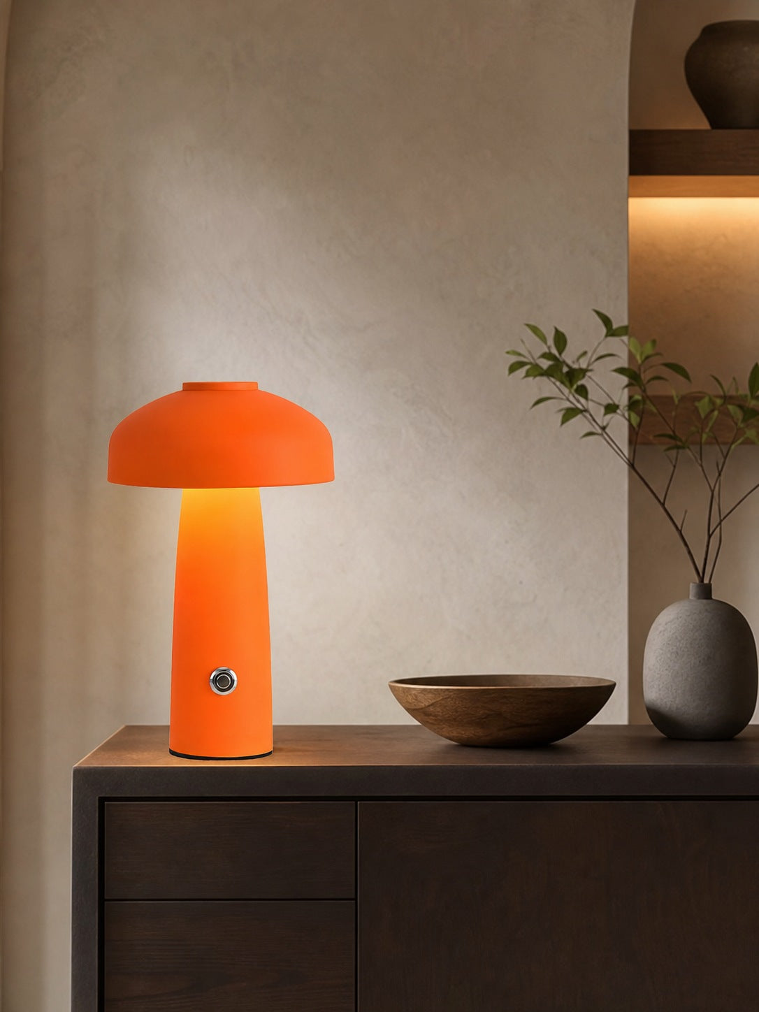 Leon Mushroom Table Lamp (built-in battery)