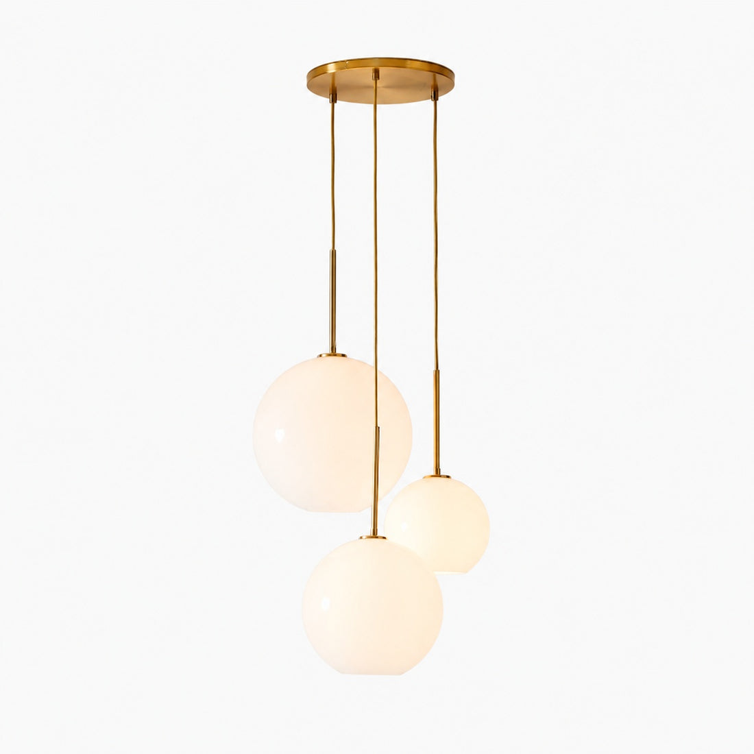 Selvion Minimalist Crystal Chandelier - Handcrafted Glass Sculptural Lighting Fixture