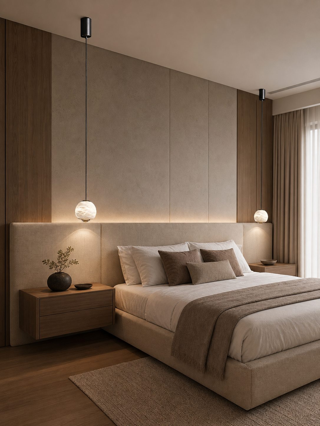 Ferox Alabaster Pendant Light
