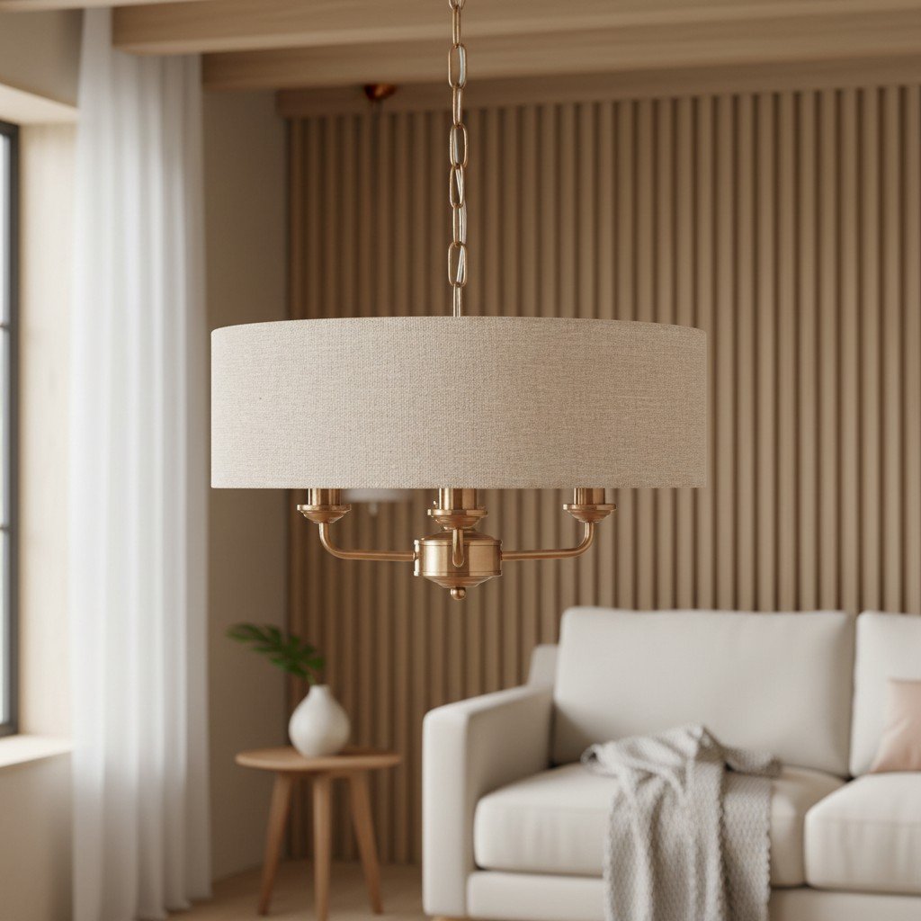 Tela Classic Multi-Light Design Pendant Light - Traditional Style Hanging Lamp for Dining Room