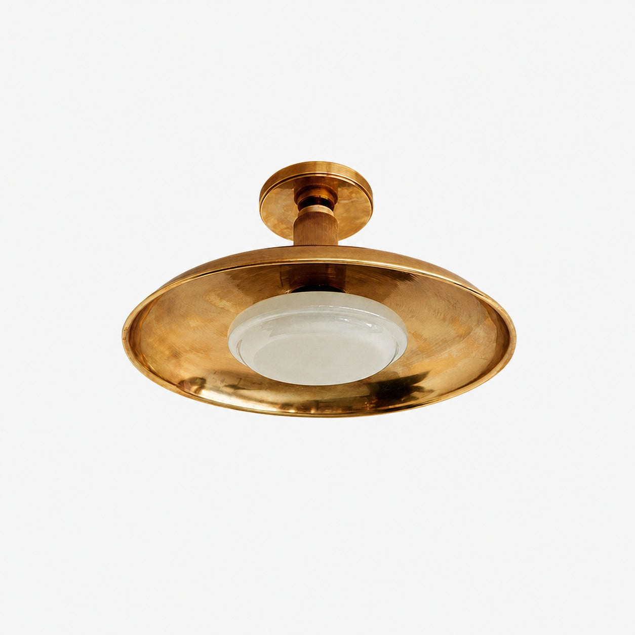 Pot-Lid Style Flat-Panel Ceiling Light