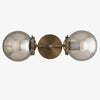 Lumio Globe Double Globe Vanity Wall Light - Rustic Farmhouse Bathroom Wall Fixture