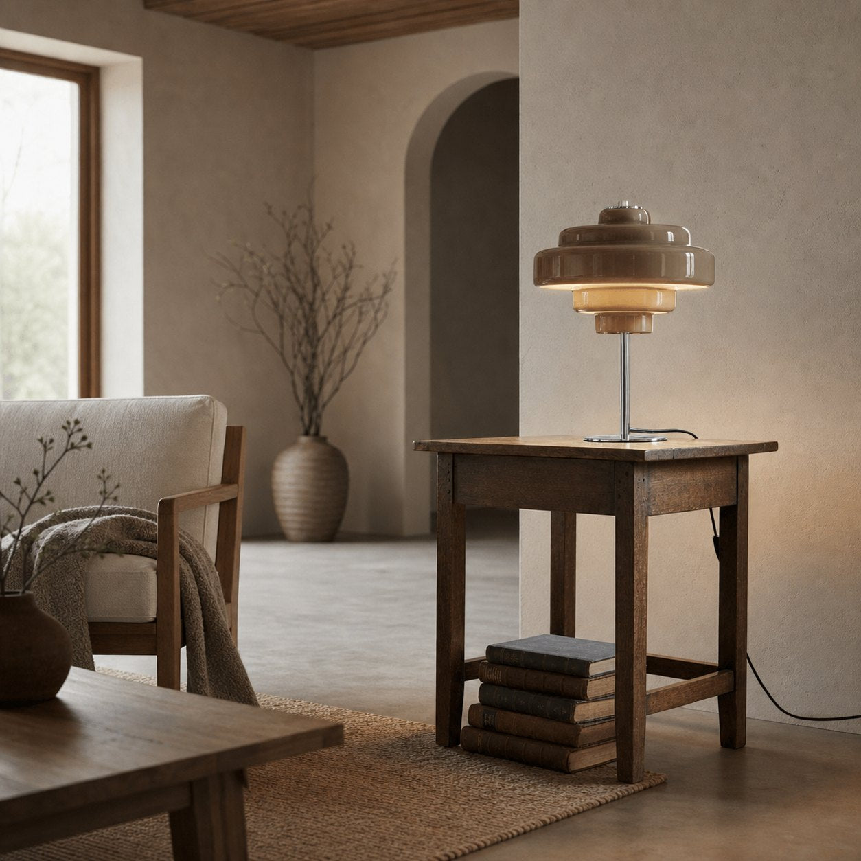 Koloro Millie Glass Pendant Light - Retro Style with Modern Elegance