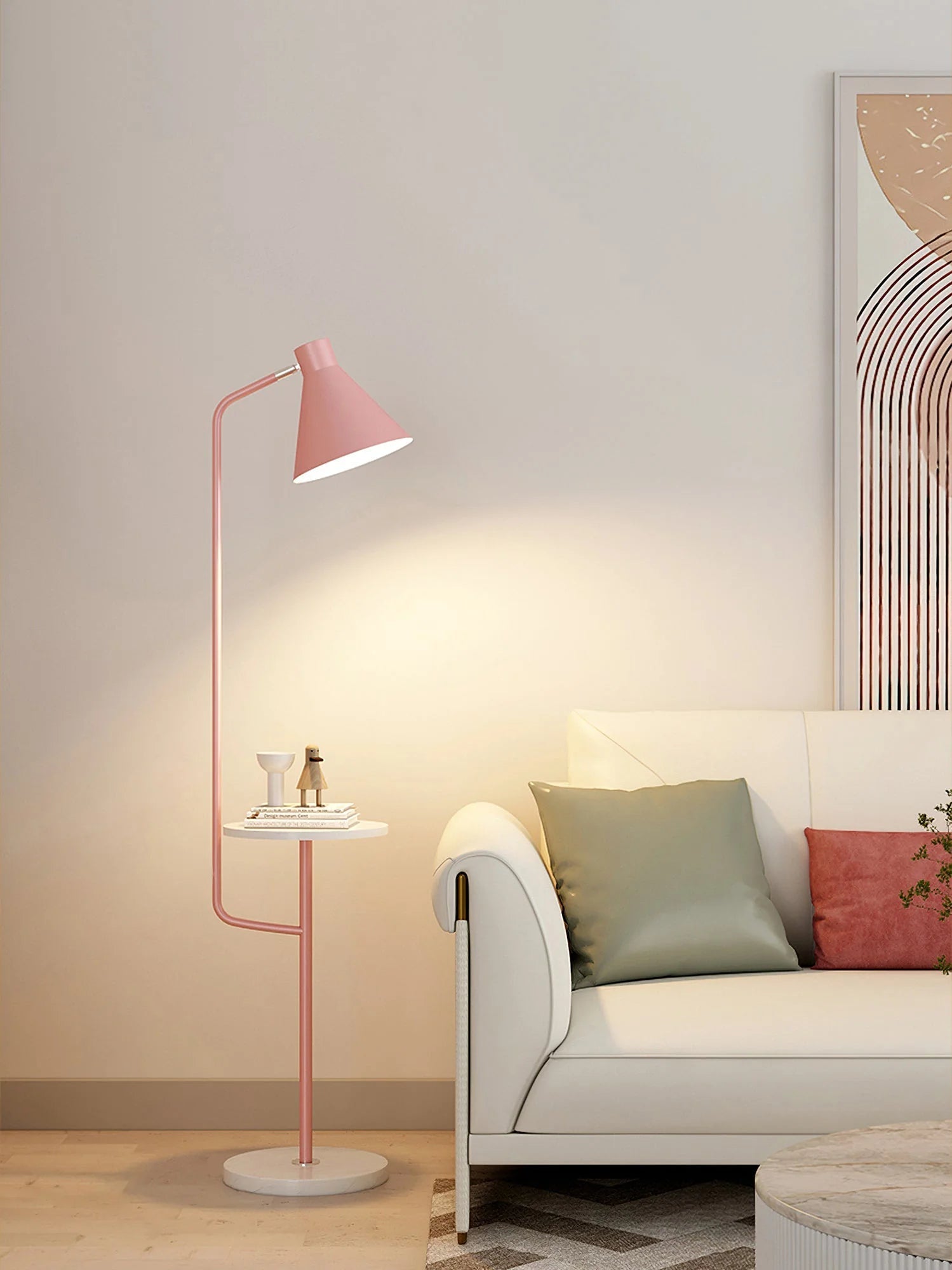 Multifunctional Dual Purpose Integrated Floor Lamp
