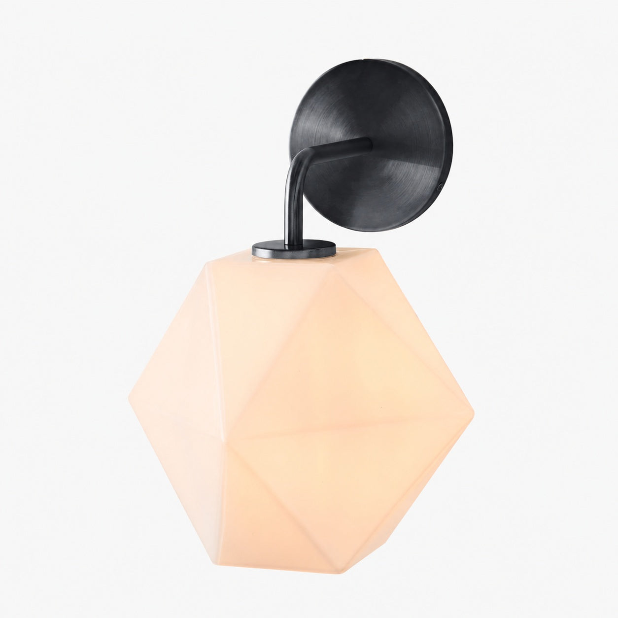 Talvior Geometric Modern Bathroom Sconce - Faceted Shade Light in Luxe Finishes
