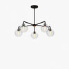 Selvion Elegant 5-Light Globe Chandelier – Modern Glass Pendant Lighting Fixture