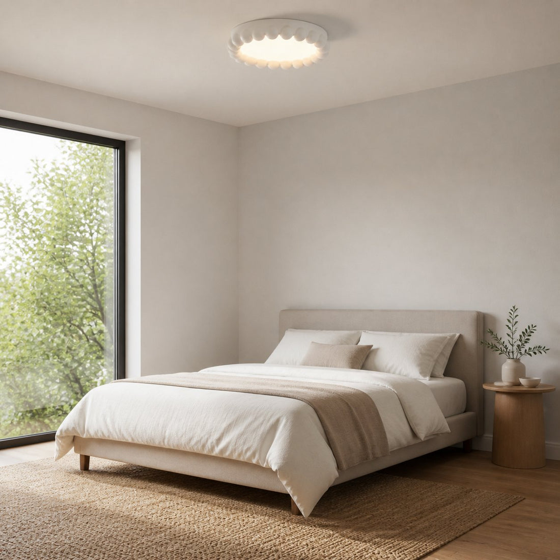 Orilux Sculptural Ceiling Fixture – Resin and Acrylic Lighting for Homes