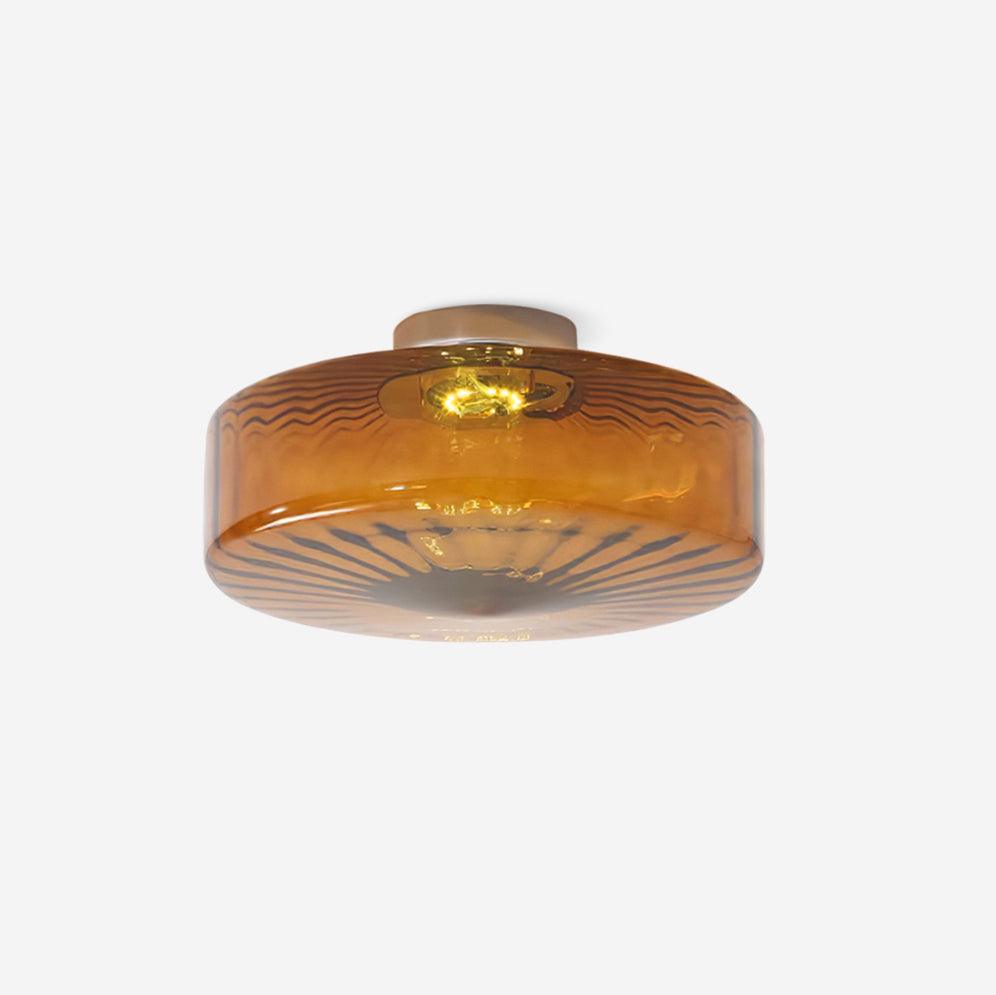 Amber Translucent Flush Mount Lighting