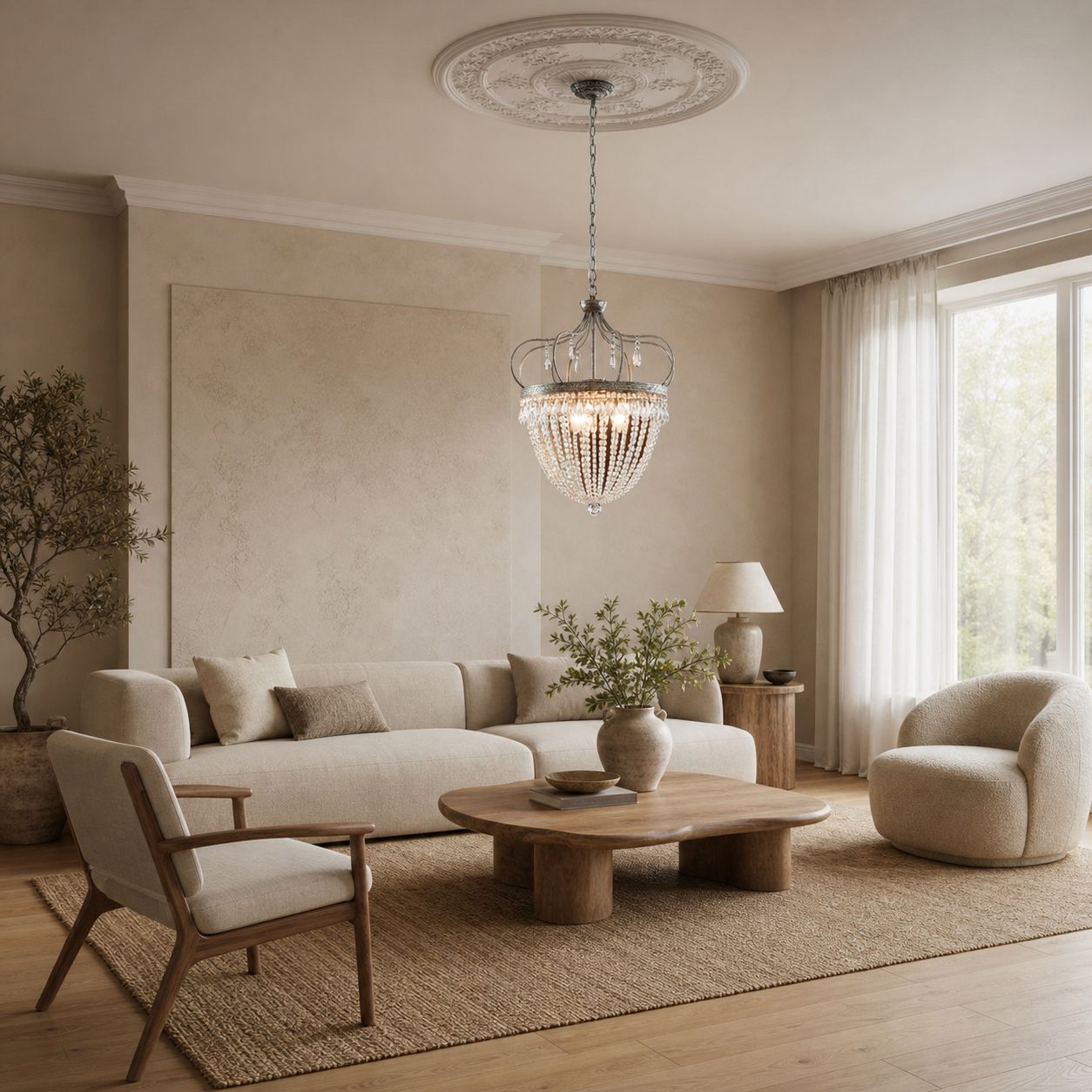 Abella Tear Drop Chandelier