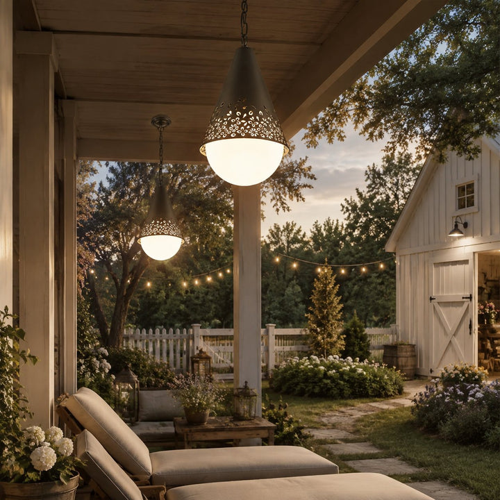 Baoxela Industrial Outdoor Pendant Light