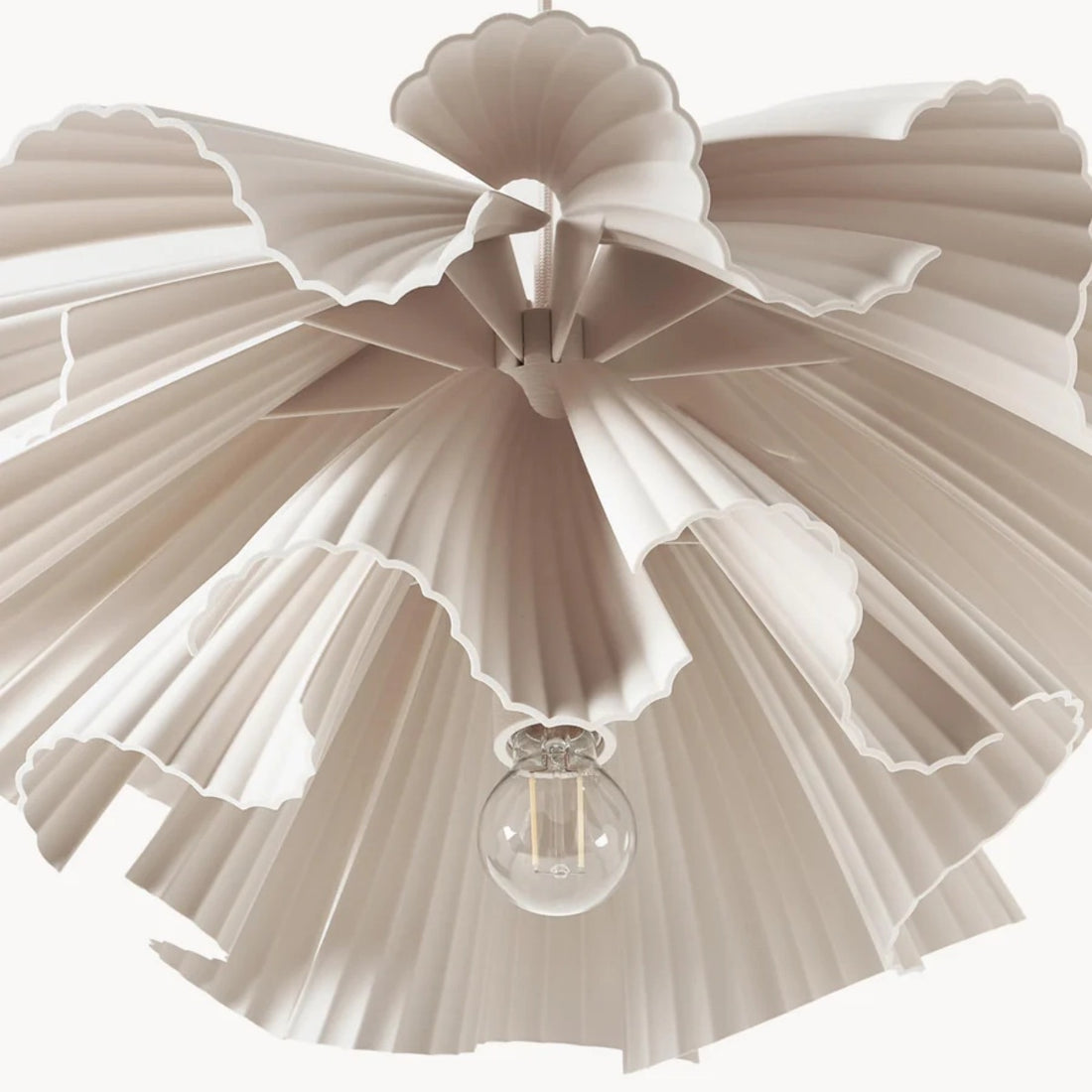 Elora Plastic Pendant Lamp – Lightweight Modern Design for Bedrooms or Living Rooms