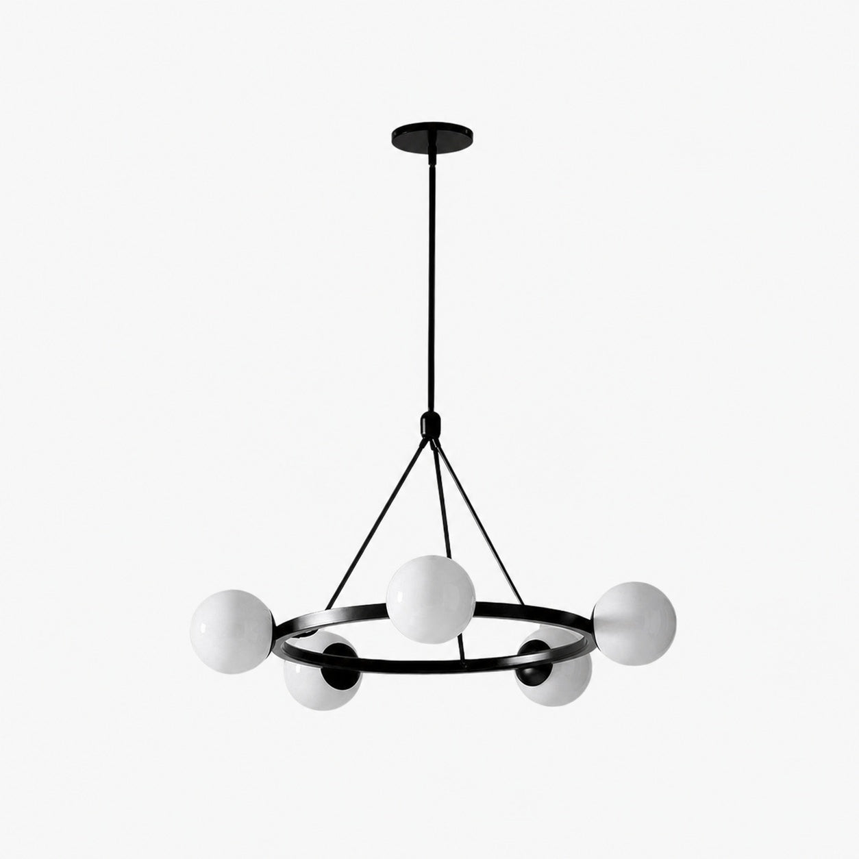 Brelia Round Light Chandelier - Modern Globe Chandelier in Stylish Design