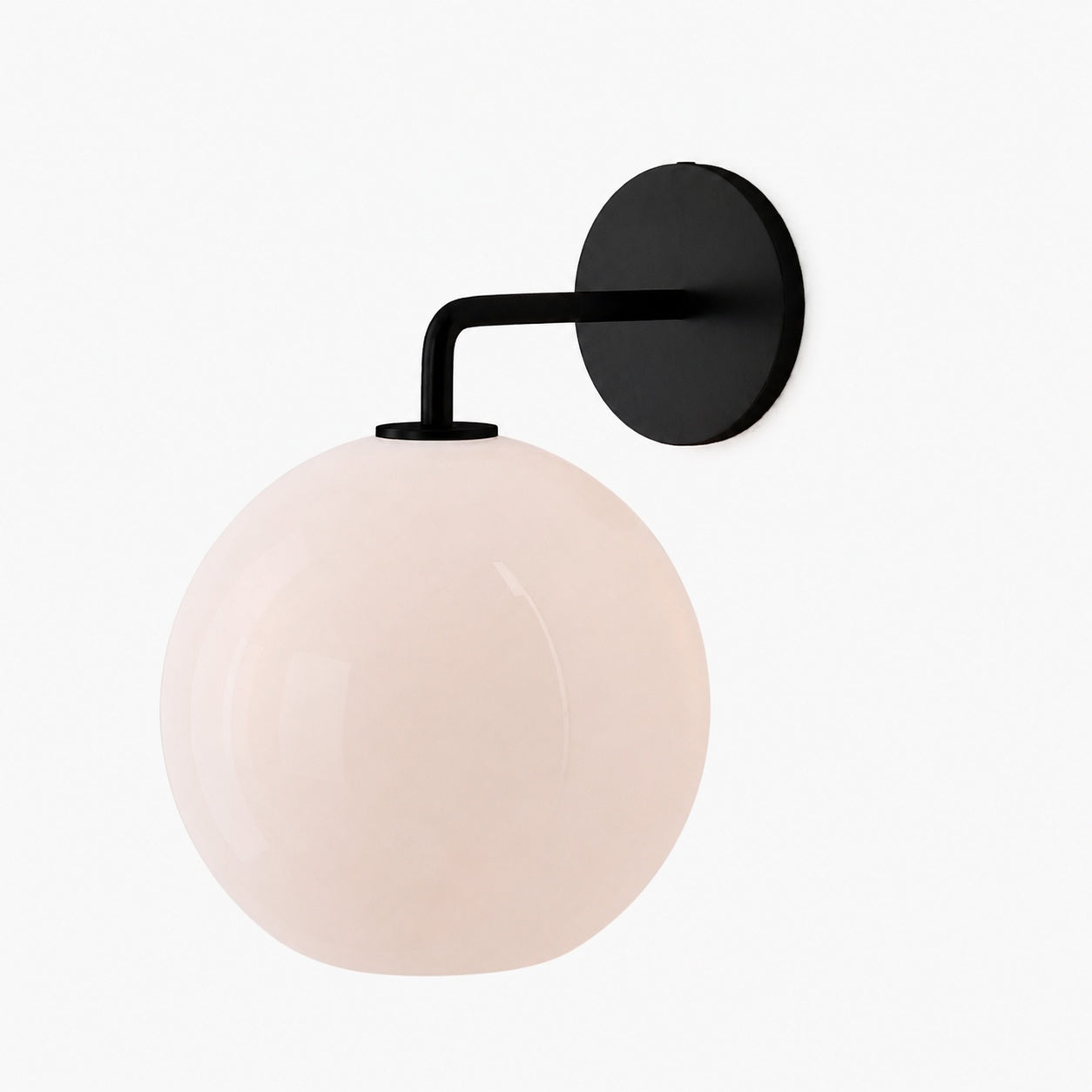 Selvion Artistic Globe Sconce Light - Handcrafted Glass Sculptural Wall Fixture