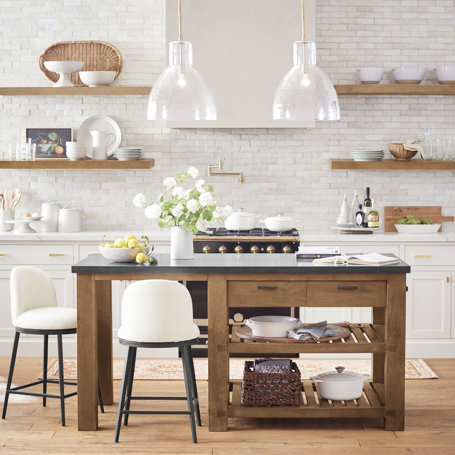 Glavira Industrial Metal Canopy Pendant – Soft Light Diffusing Fixture for Kitchen Islands