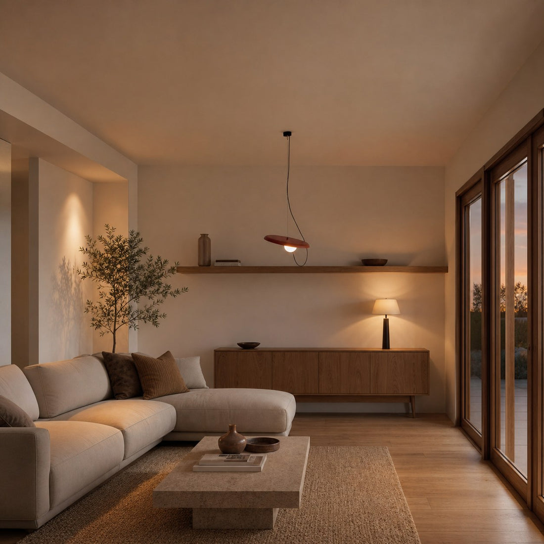 Acoustic Disc Pendant Lamp